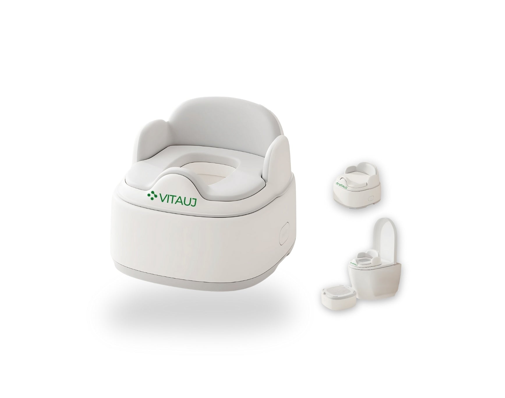 Orinal Bebé 3 en 1 Plegable VITAUJ® | Orinal, Reductor WC y Escalón | 1–6 Años